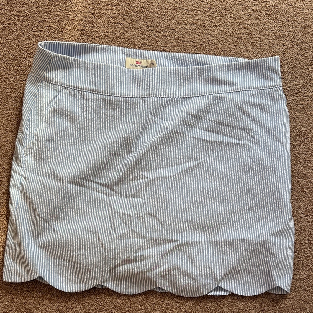 Vineyard Vines performance Striped Blue Women's Skort